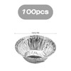 Lotsdonxia 100-Piece Aluminium Foil Baking Trays – Disposable and Durable