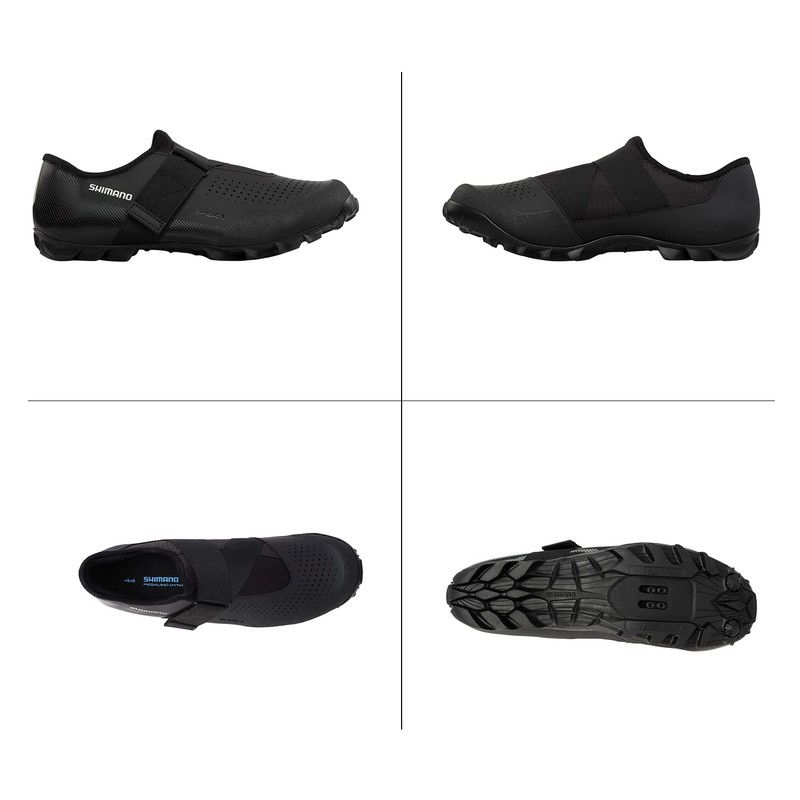 Shimano SH-MX100 Multi-Use Off-Road Cycling Shoe, Black, 8 Women/6 Men