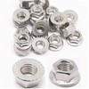 TAORAYO Hex Flange Nut Flange Lock Nut Hex Head Hex