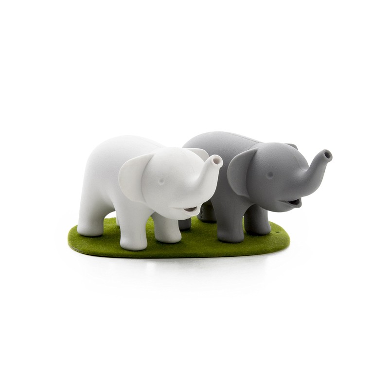 QUALY 調味料入れ デュオ エレファント ソルト&ペッパーシェイカー 521705800