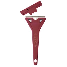 Hyde Tools 13080 Utility Blade Glass Scraper , Red