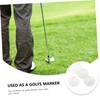 NOLITOY 4Pcs Golf Ball Markers Iron Positioning Tools Waterproof Alignment