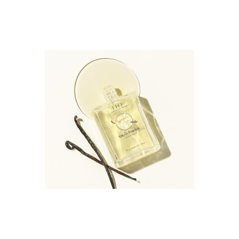 FarmHouse Fresh Vanilla Bourbon Body Oil, Vanilla Bourbon, 4 fl.