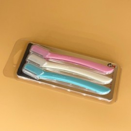 Eyebrow Razor 3-Piece Set for Eyebrow Trimming and Grooming Eyebrow Trimming 2ea
