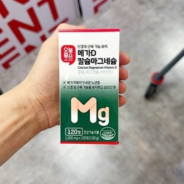오늘좋은 메가D 칼슘 마그네슘 120정 Today Good Mega D Calcium Magnesium 120 Tablets