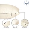 Encasa Homes Cushion Covers, 2 Pieces, 3 Sizes