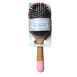 Swissco Smoothing & Detangling Hair Brush With Flexible & Boar Bristles (Precision Beauty by Swissco Various Pastel Colors)