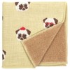 Hamamonyo Washed Towel Handkerchief, Pug Painter, Beige