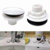 RecDec 4 Pack Kitchen Sink Hole Cover White 1.5'' Cap