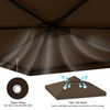 10x10 Replacement Gazebo Canopy Top, 10x10 FT Gazebo Top Double