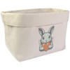 Large 'Pastel Sweetheart Bunny' Canvas Organiser/Storage Bag (OR00033491)