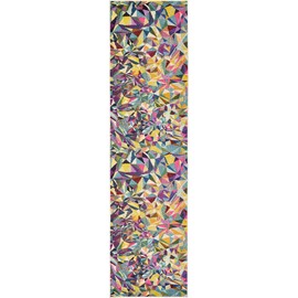 Unique Loom Estrella Collection Colorful Abstract Multi Runner Rug (2' 7 x 10' 0)