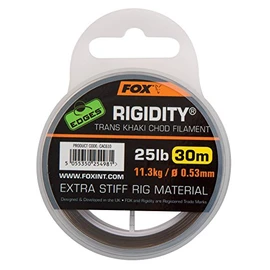Fox Rigidity Trans Khaki Chod Filament Extra Stiff 30m: 25lb