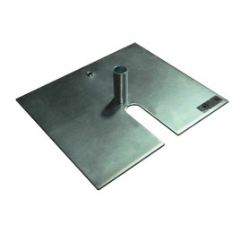 Pipe and Drape 14"x16" Base Plate (w/ 2" Pin)