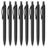 Bribobo 8 Pack Ballpoint Pens Retractable No Bleed Black Click
