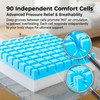 Keyboard Ventilation Seat Cushion with Innovation Heat Dissipation Design-90 Independent