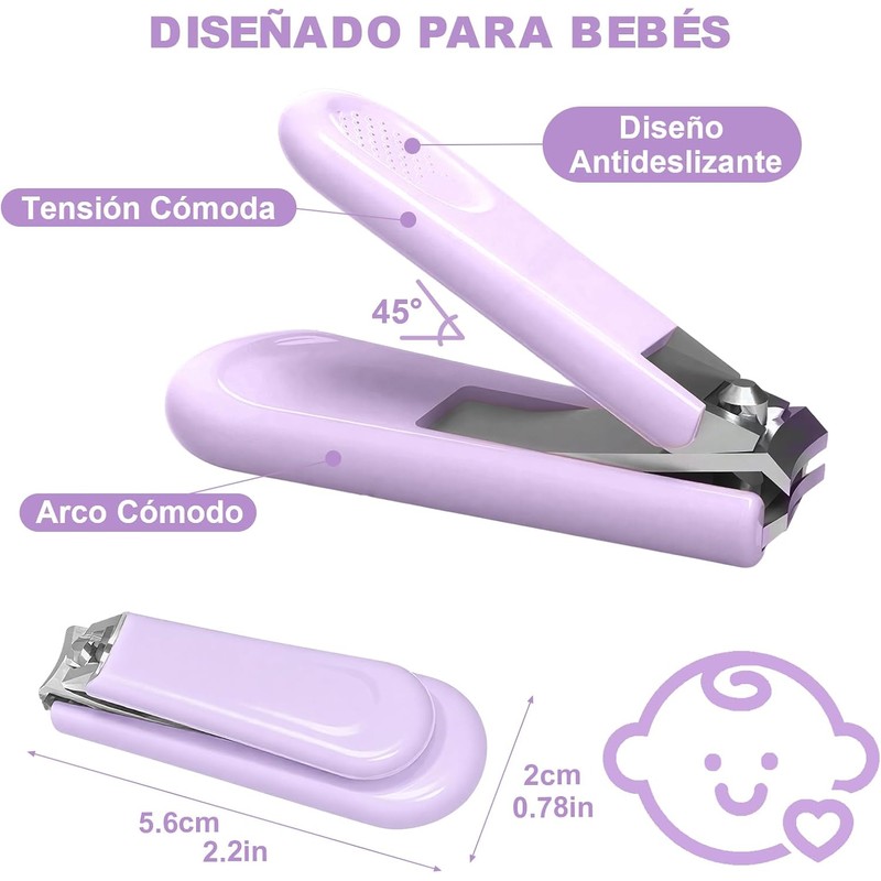 Lima de uñas eléctrica AXIDUN para bebé – corta y