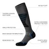 CS CELERSPORT 3 Pack Wool Ski Socks for Men and