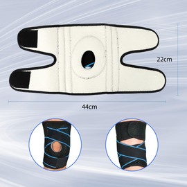 Rodilleras Deportivas,Ortopedica de Compresión Elástica Ajustable,Protector Estabilizador de Rodilla,Rodillera Soporte Menisco y Ligamentos,para Gym,Correr,Deporte,Levantamiento de Pesas,Entrenamiento