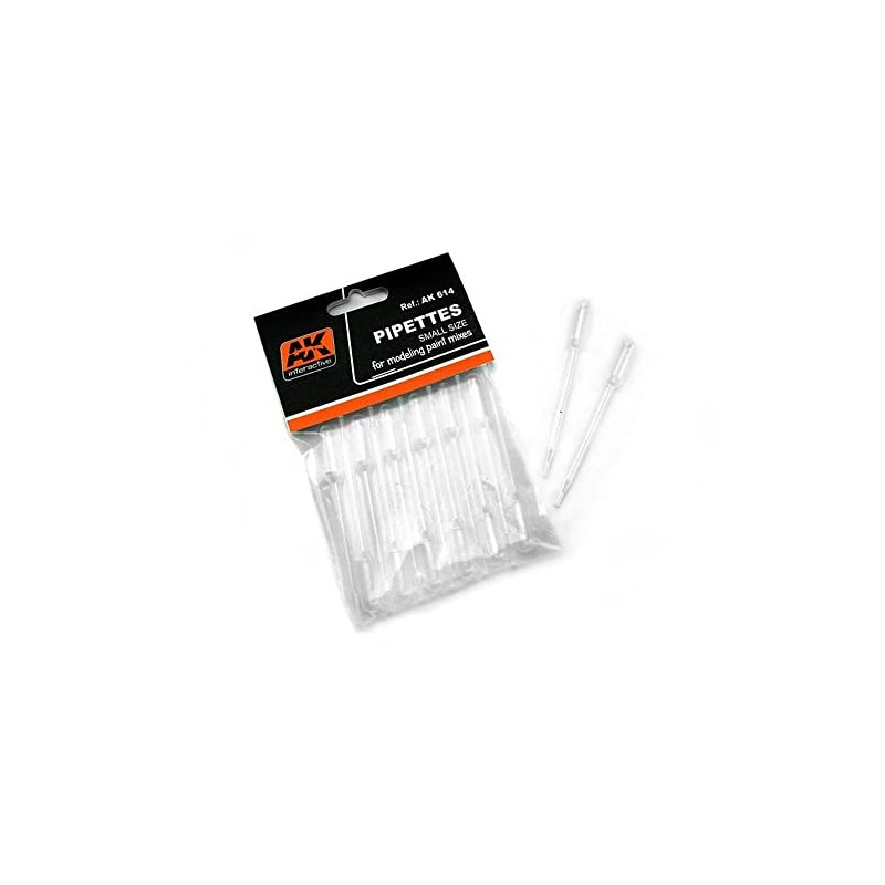 AK Interactive Complements - Pipettes Small Size (12 Pack), Essential