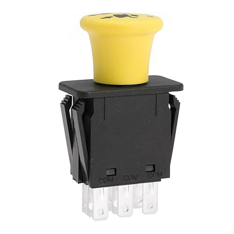 Diskary Lawn Mower PTO Switch Pull/Push 10A 8 Terminals for