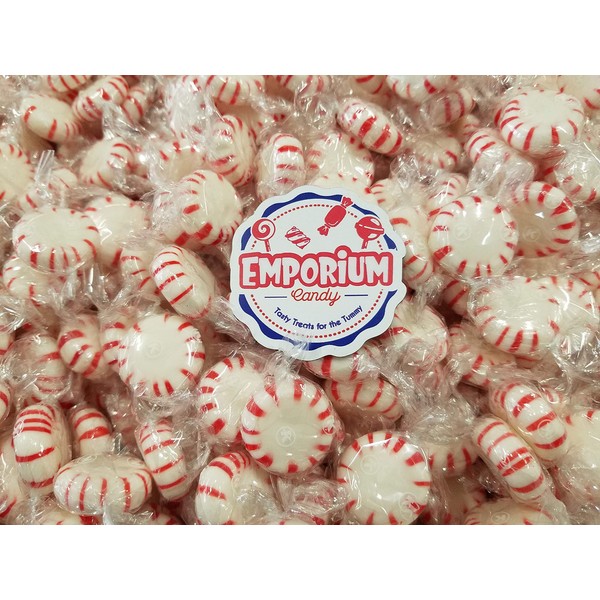 Peppermint Starlights - 2 lbs of Individually Wrapped Assorted Fresh