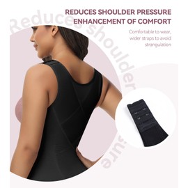 SHAPSHE Waist Trainer for Women Tummy Control Workout Waist Cincher Corset Shapewear Body Shaper Adjustable Shoulder Strap