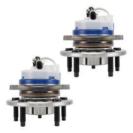 KAX 513087 Pair Front Wheel Hub Bearing Compatible with 1992 Oldsmobile 88 3.8L,5 Lug W/ABS