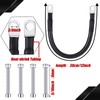 Datanly Battery Disconnect Switch 12v-48v with 2 Awg 12 Inch