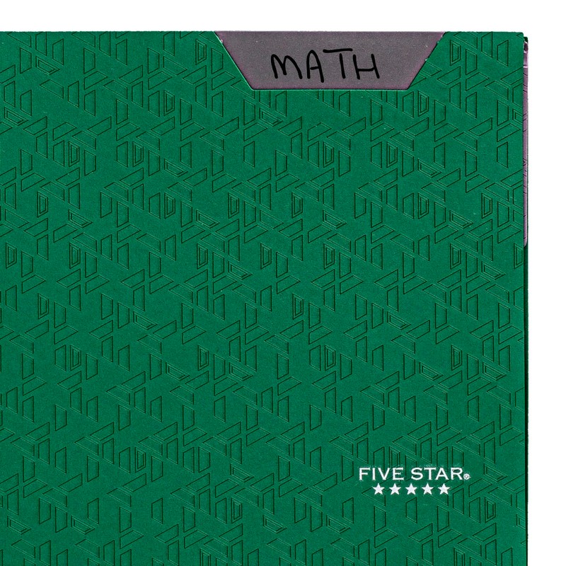 Five Star 2-Pocket Folder, 4 Pack, Plastic Folder with Stay-Put