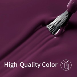 Firedeep Burgundy Wine Gel Nail Polish, 16ML Large Bottle Dark Purple Wine Purple Deep Plum Gel Nail Polish