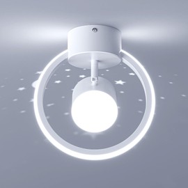 Modern LED Ceiling Light with Rotatable 90° Design for Bedroom, Hallway, Stairs, Restaurant, Kitchen, Balcony, 6500 K