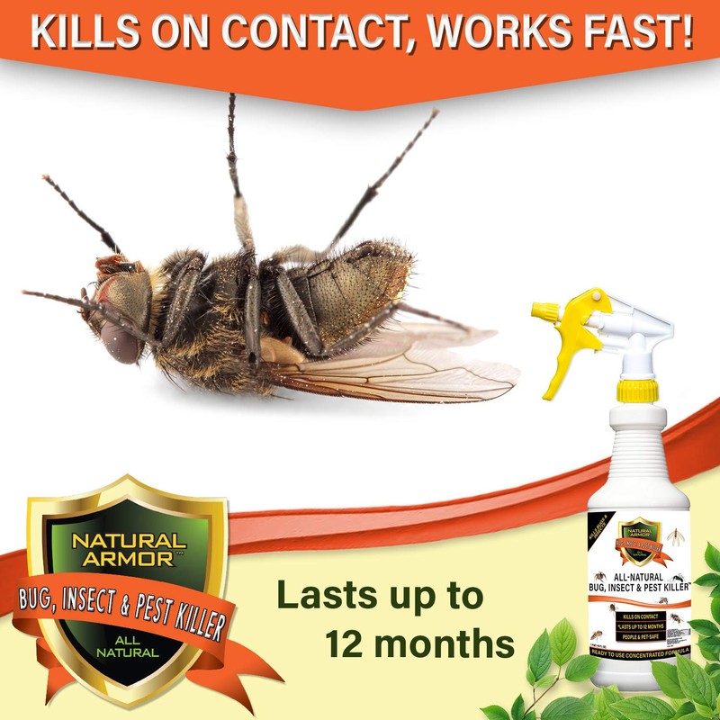 Natural Bug, Insect & Pest Killer & Control Including Fleas,
