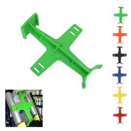 USTPO Universal Motorcycle Fork Guard Suspension Support Brace Transportation Tool Tie Down Seal Saver Protection Plastic for Dirt Bike Motocross Accessories Green