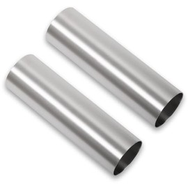 Podavelle Podavelle 3.5 Inch 89mm OD Aluminum Intercooler Pipe Piping Air Intake Tube Straight 11.8" 300mm Long, Brushed Finish, Pack of 2