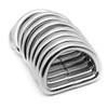 AKORD 10 x 20 mm Metal D Ring Buckles for