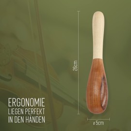 Lantelme XL Walnut Wood Massage Stick Relaxation for Women and Men Back Shoulder Neck Feet Arms Massager Wood 8721