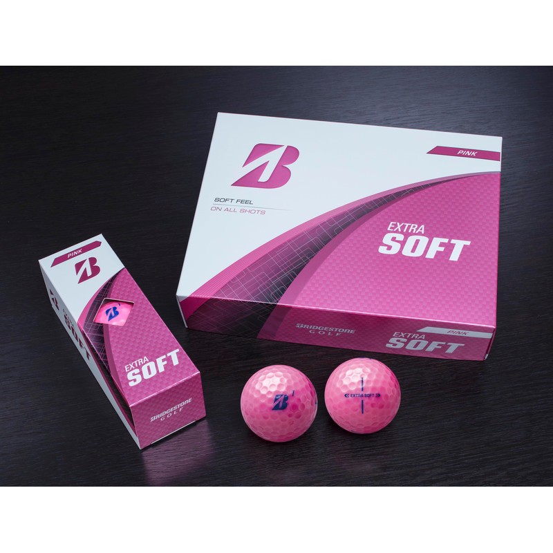 Bridgestone X5PXJ Extra Soft 2025 Model, 12 Balls, Pink