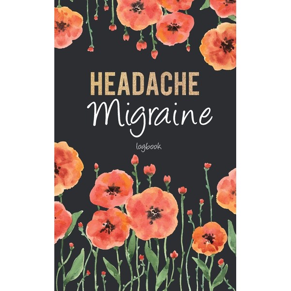 Migraine Headache logbook: Migraine Log Book Blue Headache Pain Daily