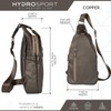 FITKICKS Hydrosport All Weather Sling Bag Unisex Crossbody Travel Hiking