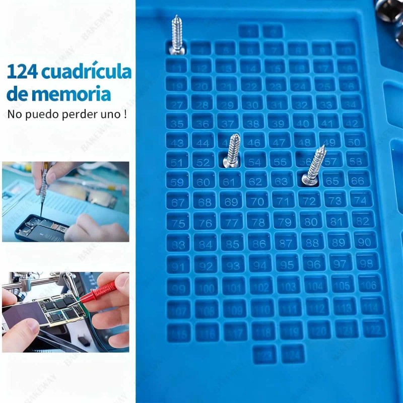 Alfombrilla De Silicona Resistente Al Calor Para Soldadura