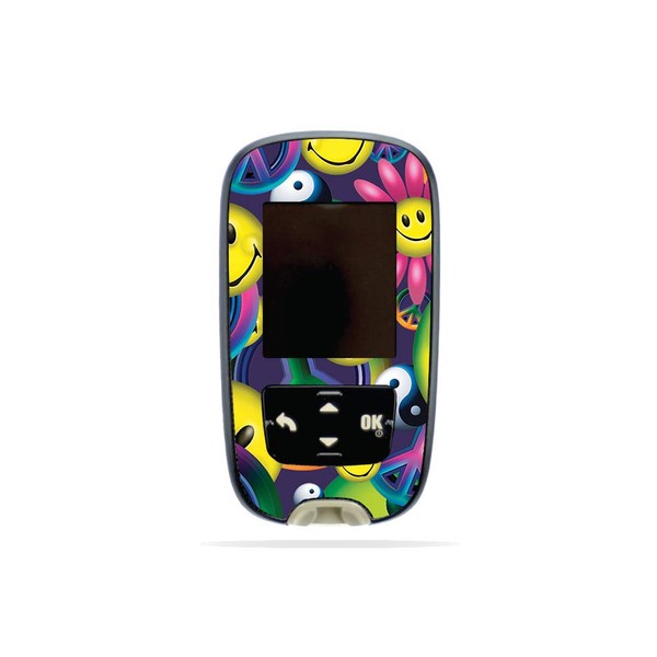 MightySkins Skin Compatible with Accu-Chek Guide - Peace Smile |