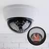 Dome Dummy Camera with Flashing LED - Fake CCTV Security Deterrent Safety Device