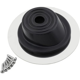 Steering Column Round Firewall Mounting Boot Seal, SS Bezel