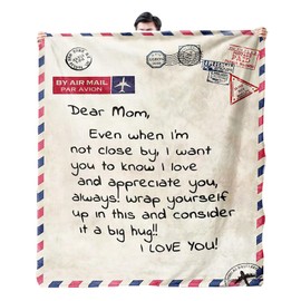 Tomtary for Mum, Birthday Gift for Mum, Mum Blanket Gift from Daughter Son, New Mum Gifts Christmas, Valentines Day Presents for Mum Mother Mummy