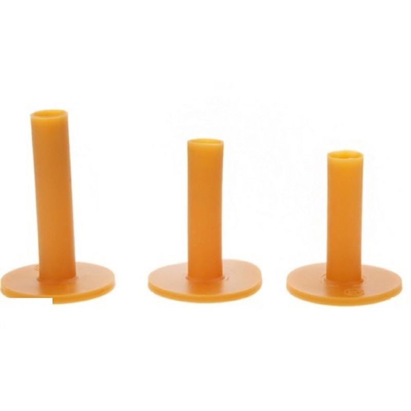 LL-Golf ® Set of 3 golf rubber range tees/rubber tees
