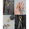 TISUR Key Chain Breakaway Quick Release Carabiner Detachable Key Chain