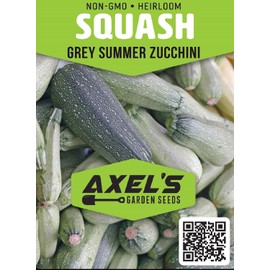 Zucchini Squash Seeds for Planting - Non-GMO Heirloom Packet with Instructions to Plant & Grow a Home Outdoor Garden (25 Seeds) – Great Gardening Gift, 1 Packet