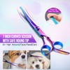 Gimars Dog Grooming Scissors Kit Professional 4CR with Safety Round