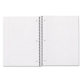 Mead Spiral Notebook, 1 Subject, Wide Ruled Paper, 100 Sheets, 10-1/2" x 8", Color Selected For You, 1 Count (05514)